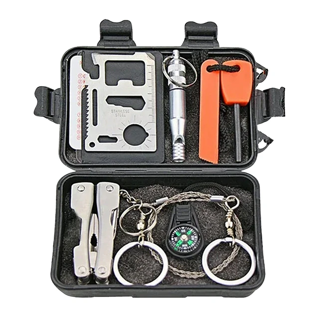 Kit de supervivencia impermeable 6 en 1.