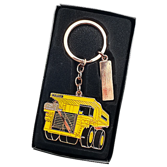 Llavero Camión Minero Encobrizado 