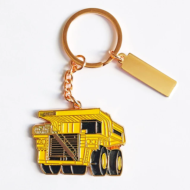 Llavero Camión Minero Encobrizado 