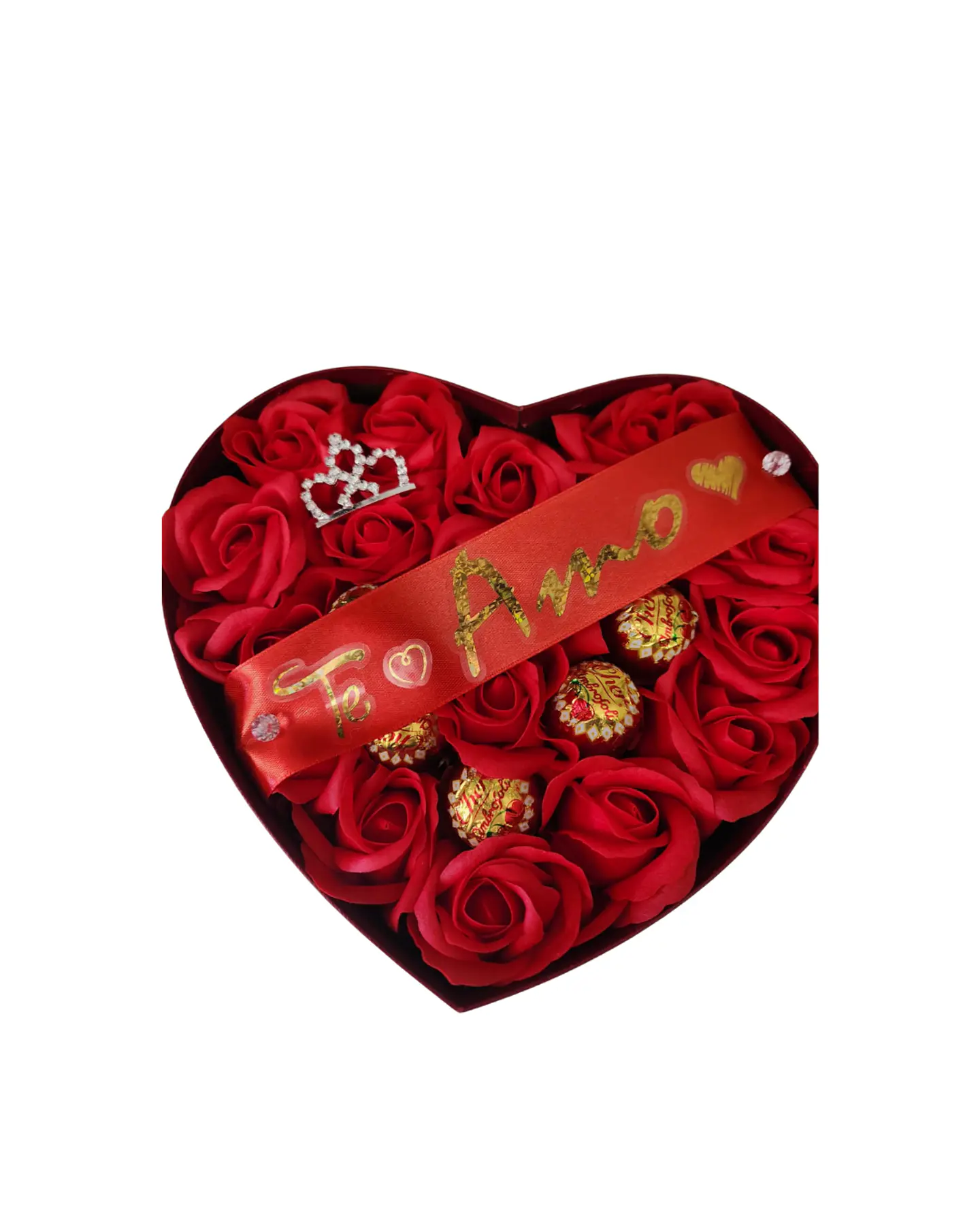 Caja de rosas personalizada 2