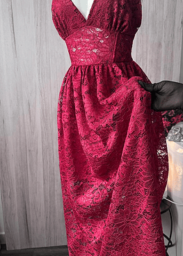 MARIBEL DRESS RED