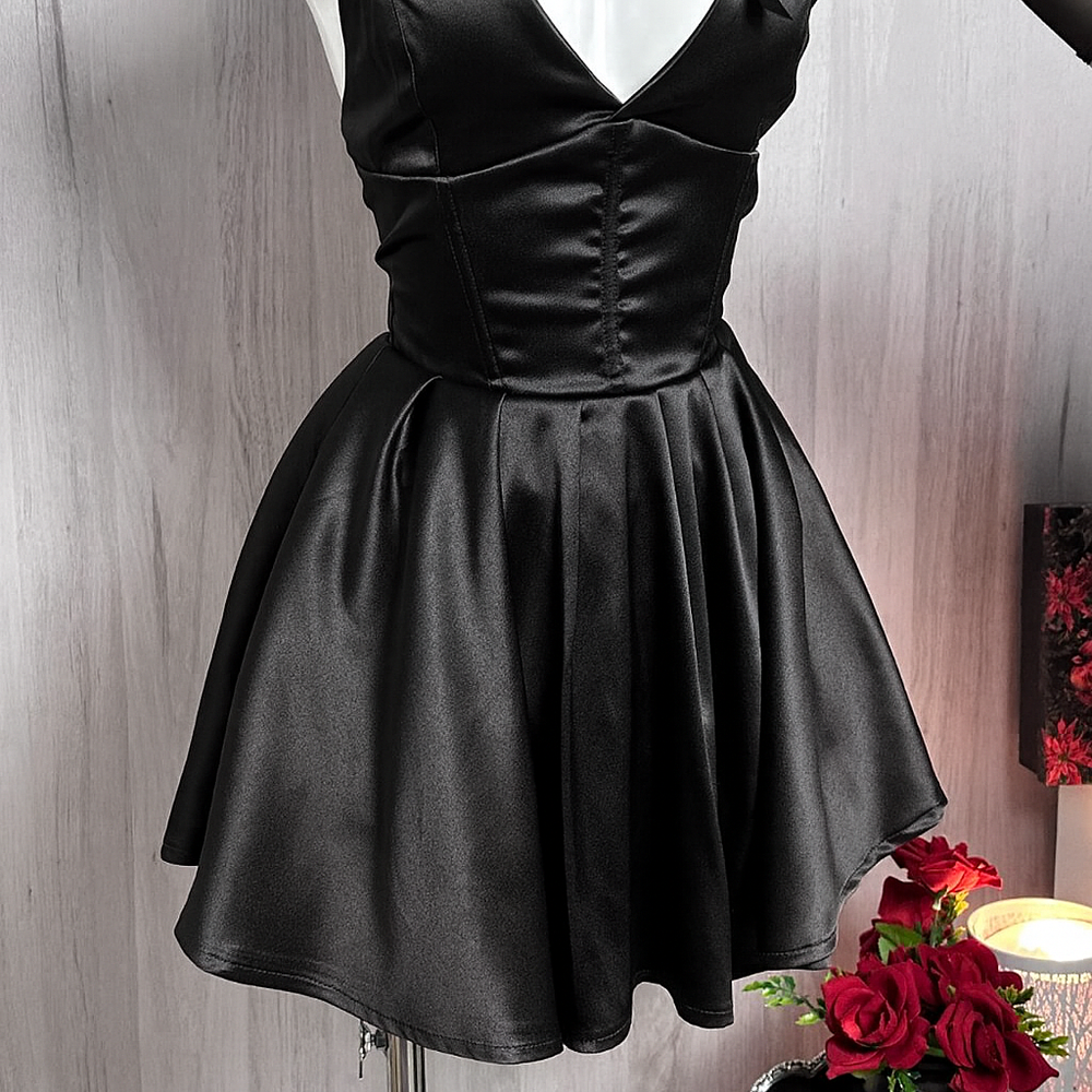 MONROE DRESS BLACK 