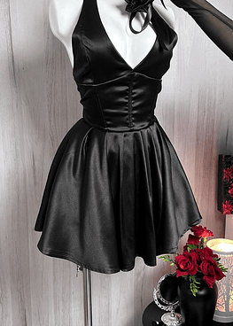 MONROE DRESS BLACK 