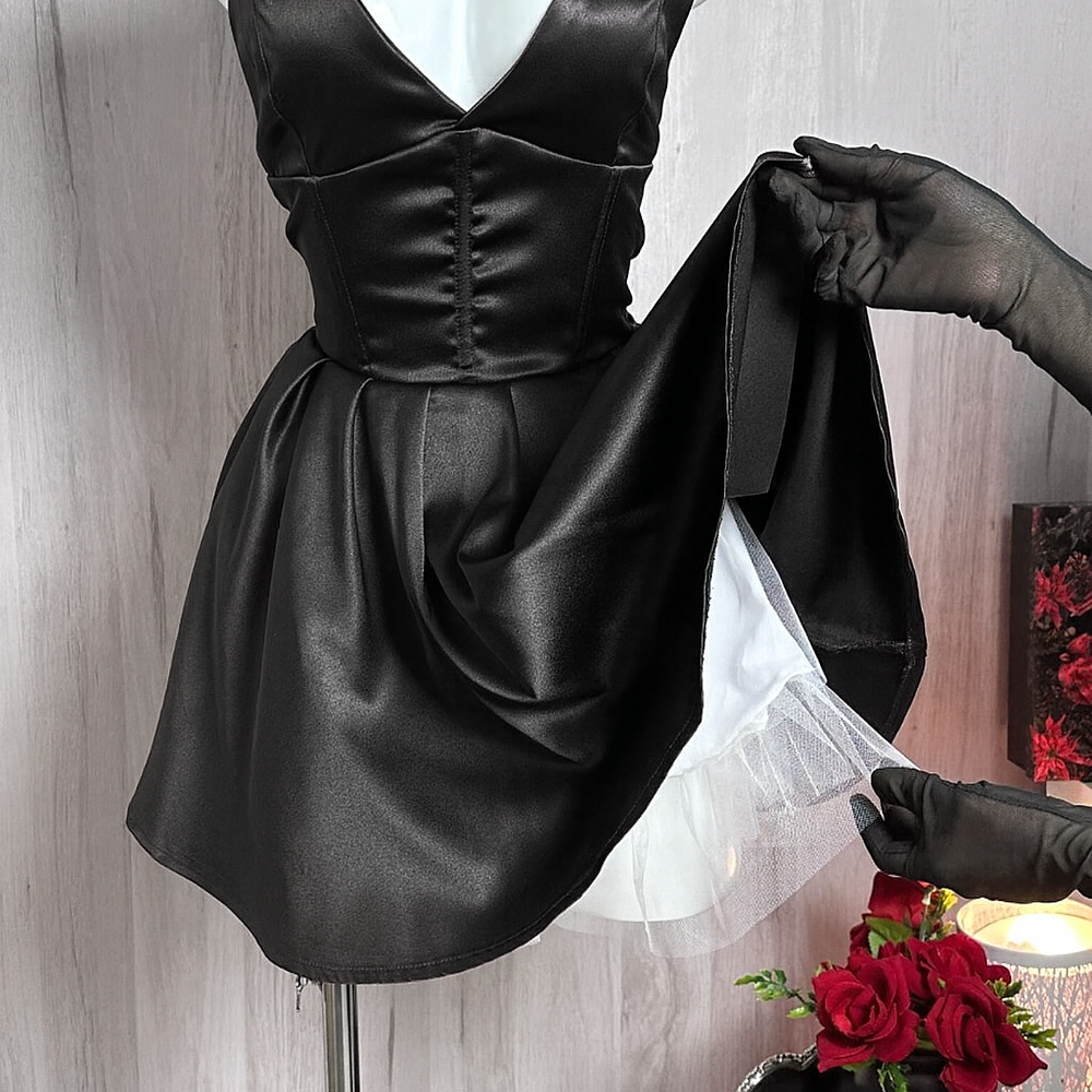 MONROE DRESS BLACK 