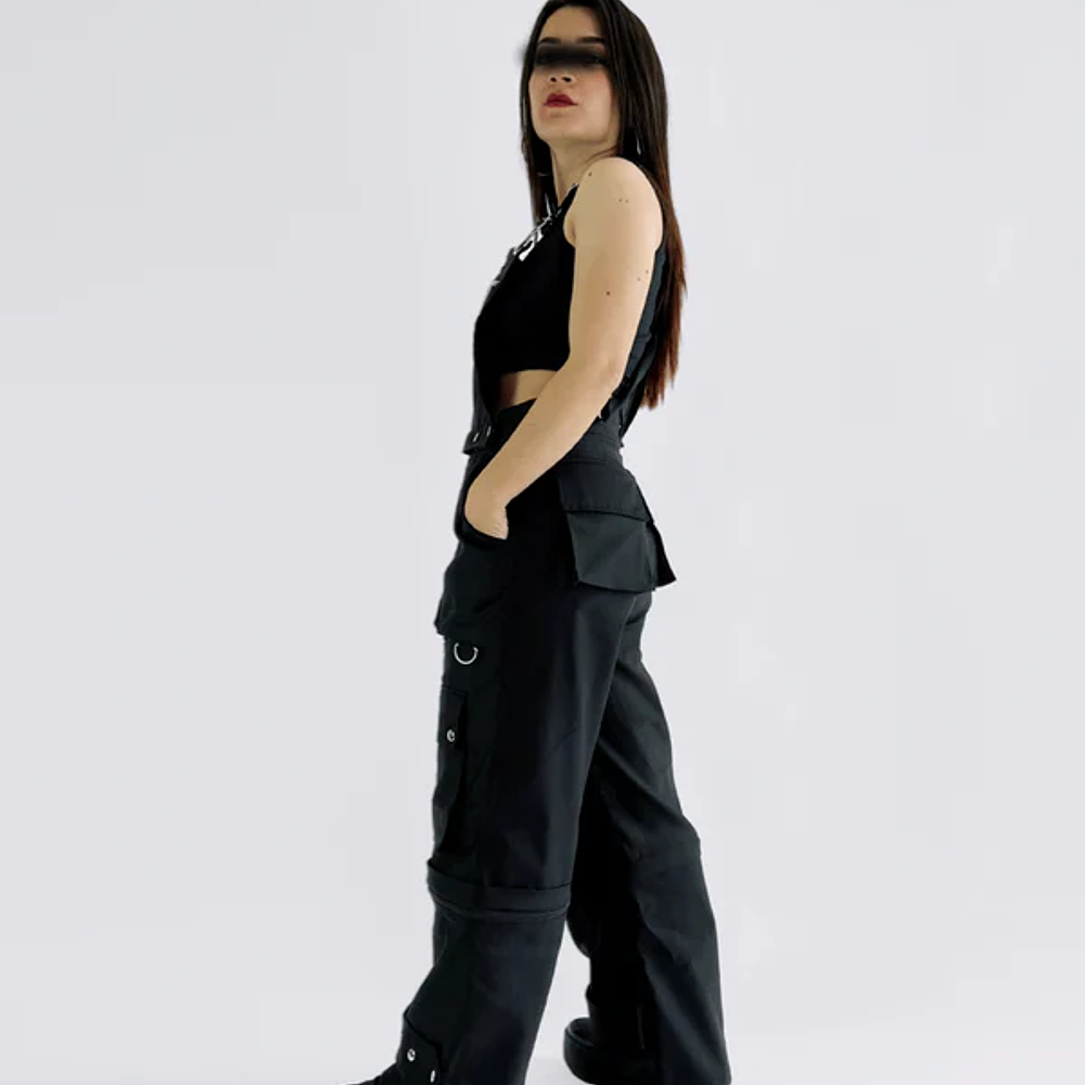 OVEROL CONVERTIBLE 3 EN 1 - NEGRO