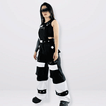 OVEROL CONVERTIBLE 3 EN 1 - BLANCO Y NEGRO