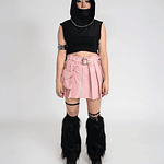 FALDA DRILL STRETCH - ROSA