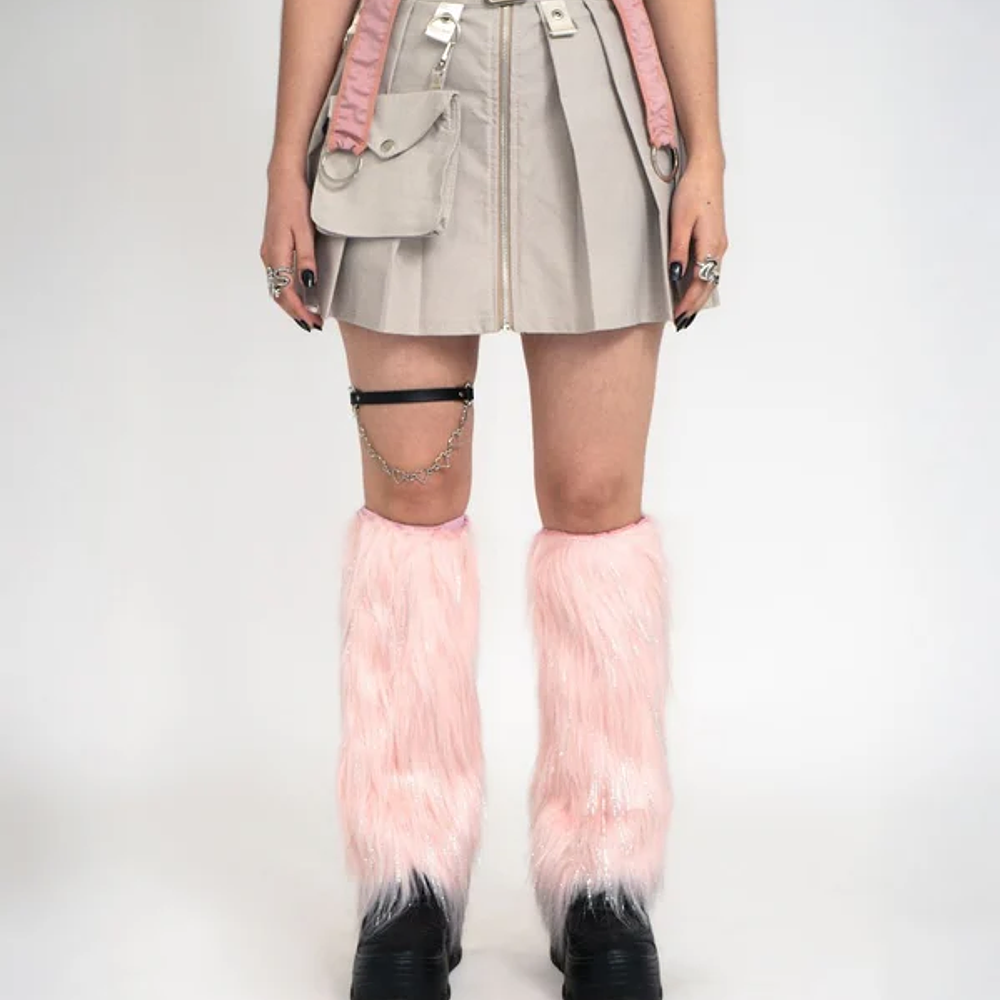 FALDA DRILL STRETCH - BEIGE