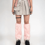 FALDA DRILL STRETCH - BEIGE