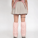 FALDA DRILL STRETCH - BEIGE