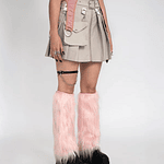 FALDA DRILL STRETCH - BEIGE