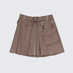 FALDA DRILL STRETCH - CAQUI