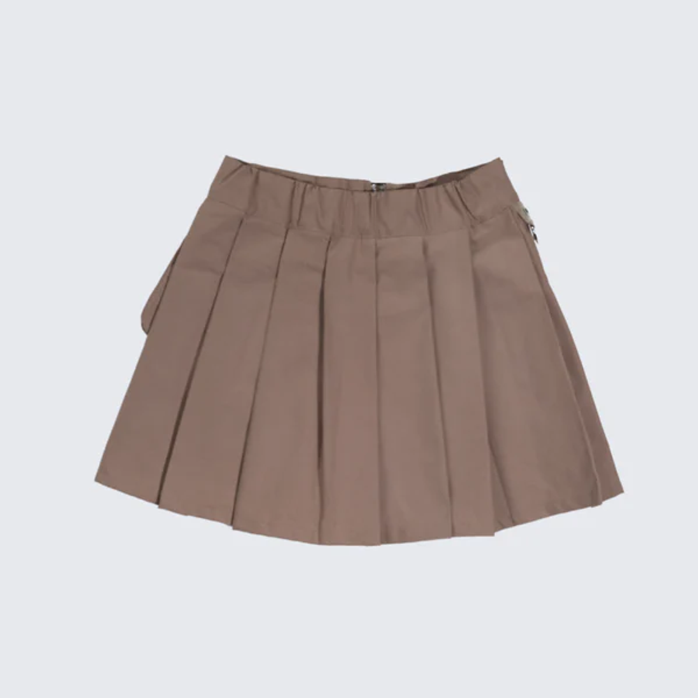 FALDA DRILL STRETCH - CAQUI