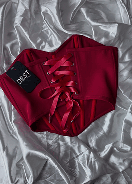 ADARA CORSET RED