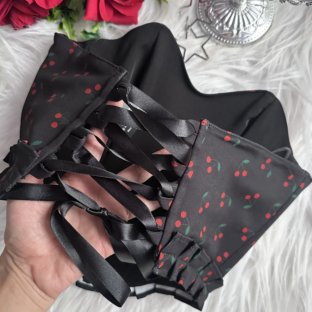 PRETTY CORSET CEREZAS