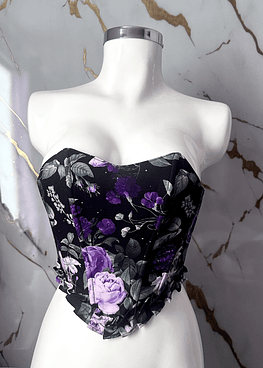 PRETTY CORSET FLORAL