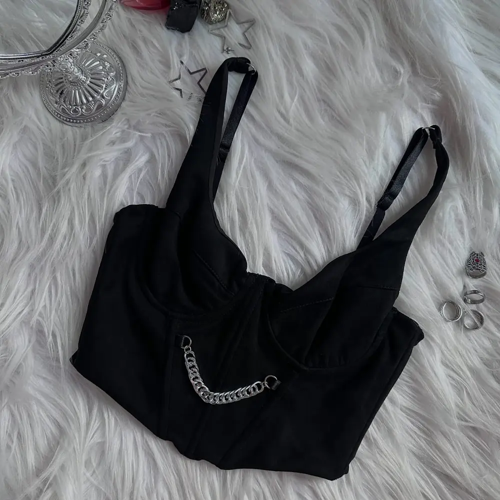 CLOE BUSTIER BLACK