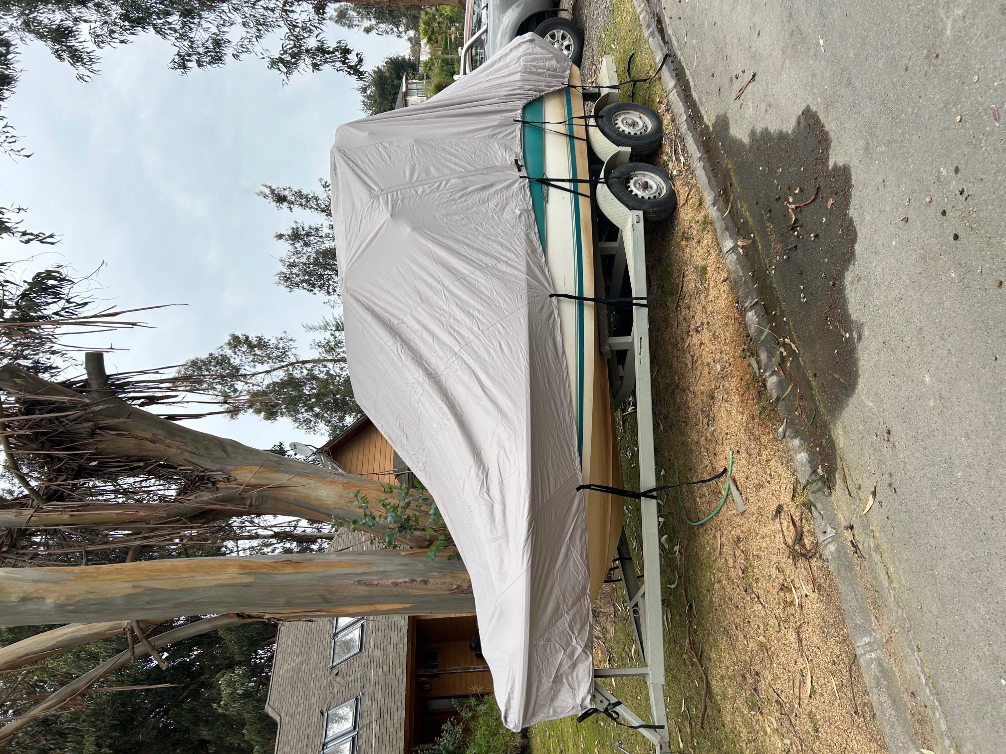 Carpa Jumbo para lancha o crucero (22 a 23 pies)