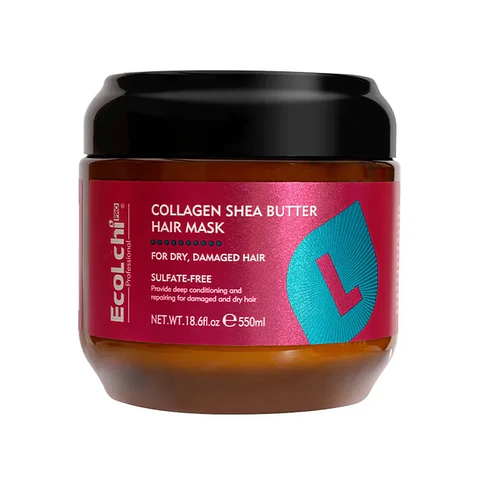 Mascarilla Capilar De Karité Y Colágeno 550ml - Ecolchi Pro