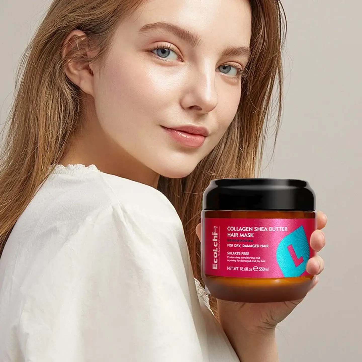Mascarilla Capilar De Karité Y Colágeno 550ml - Ecolchi Pro 2