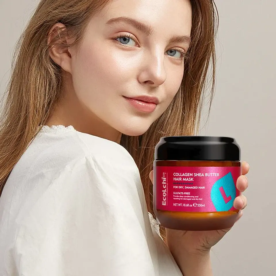 Mascarilla Capilar De Karité Y Colágeno 550ml - Ecolchi Pro 2