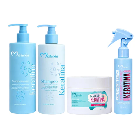 Set Keratina Reparador Rutina Capilar Completa (4 Productos) - Misucka