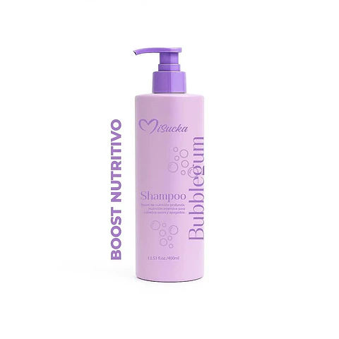 Shampoo Bubblegum Boost Nutritivo 400ml - Misucka