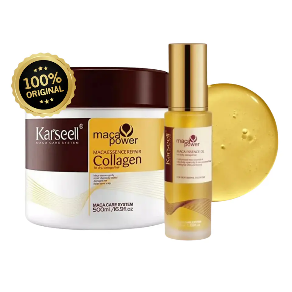 Set Colageno Reparador Mascarilla + Aceite - Karseell Original 1