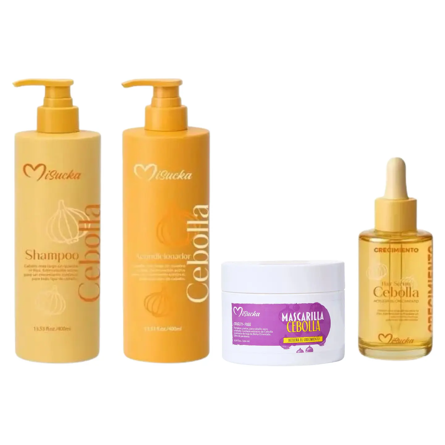 Set Cebolla Crecimiento Rutina Capilar (4 Productos) - Misucka 1
