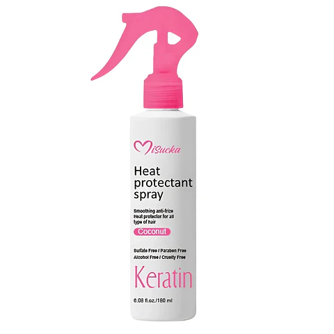 Heat protectant Spray Keratin Coconut 180ml Protector Térmico - Misucka