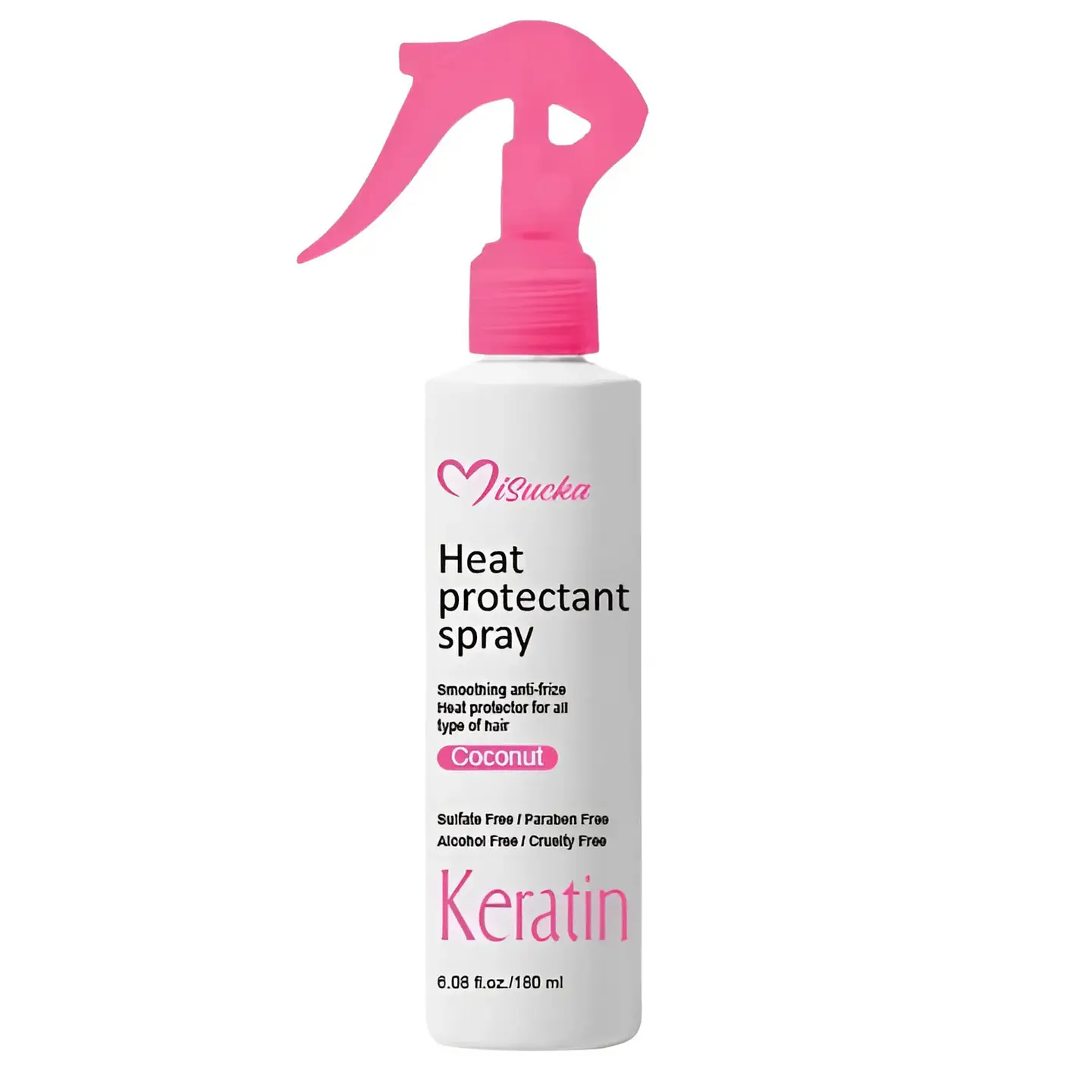 Heat protectant Spray Keratin Coconut 180ml Protector Térmico - Misucka 1