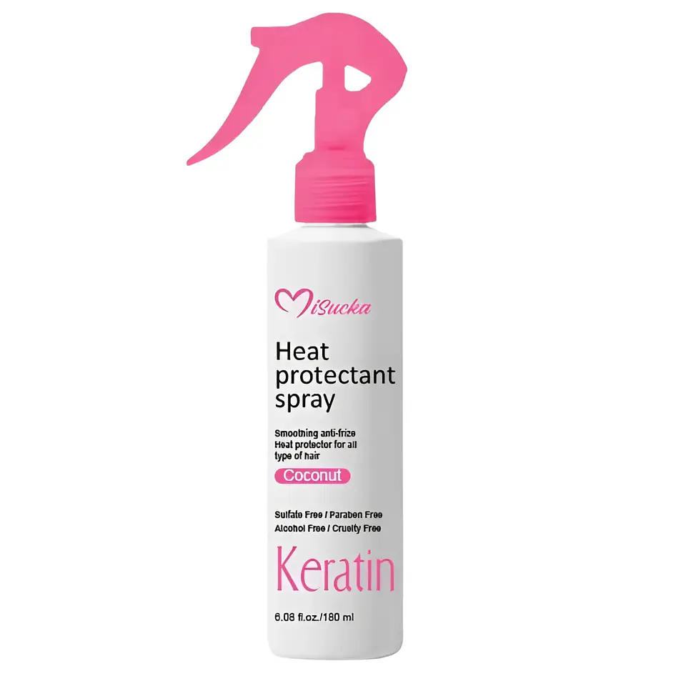 Heat protectant Spray Keratin Coconut 180ml Protector Térmico - Misucka 1