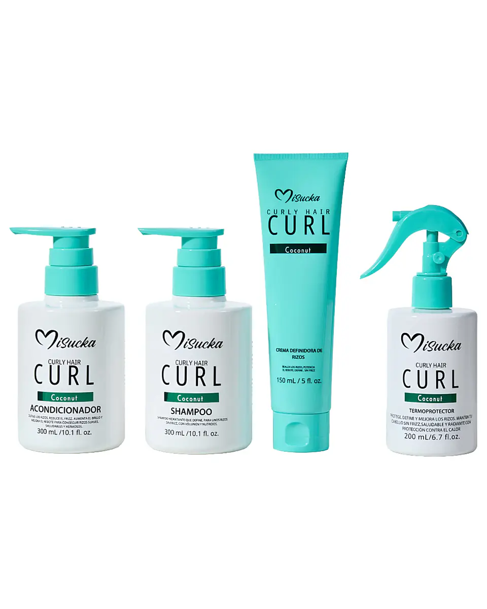 Set Curl Coconut Rutina Capilar (4 Productos) - Misucka 1