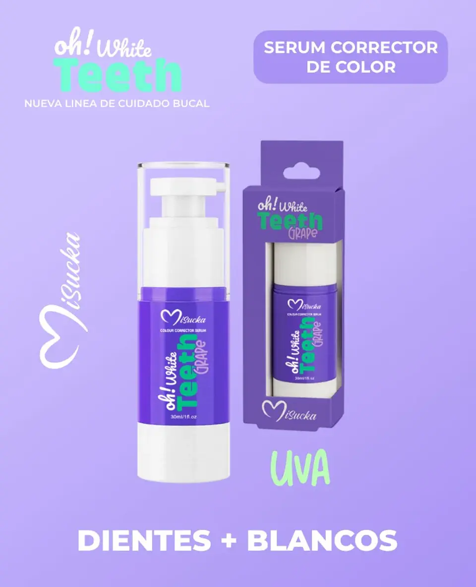 Corrector Serum Oh White Teeth Grape 30ml – Misucka 3