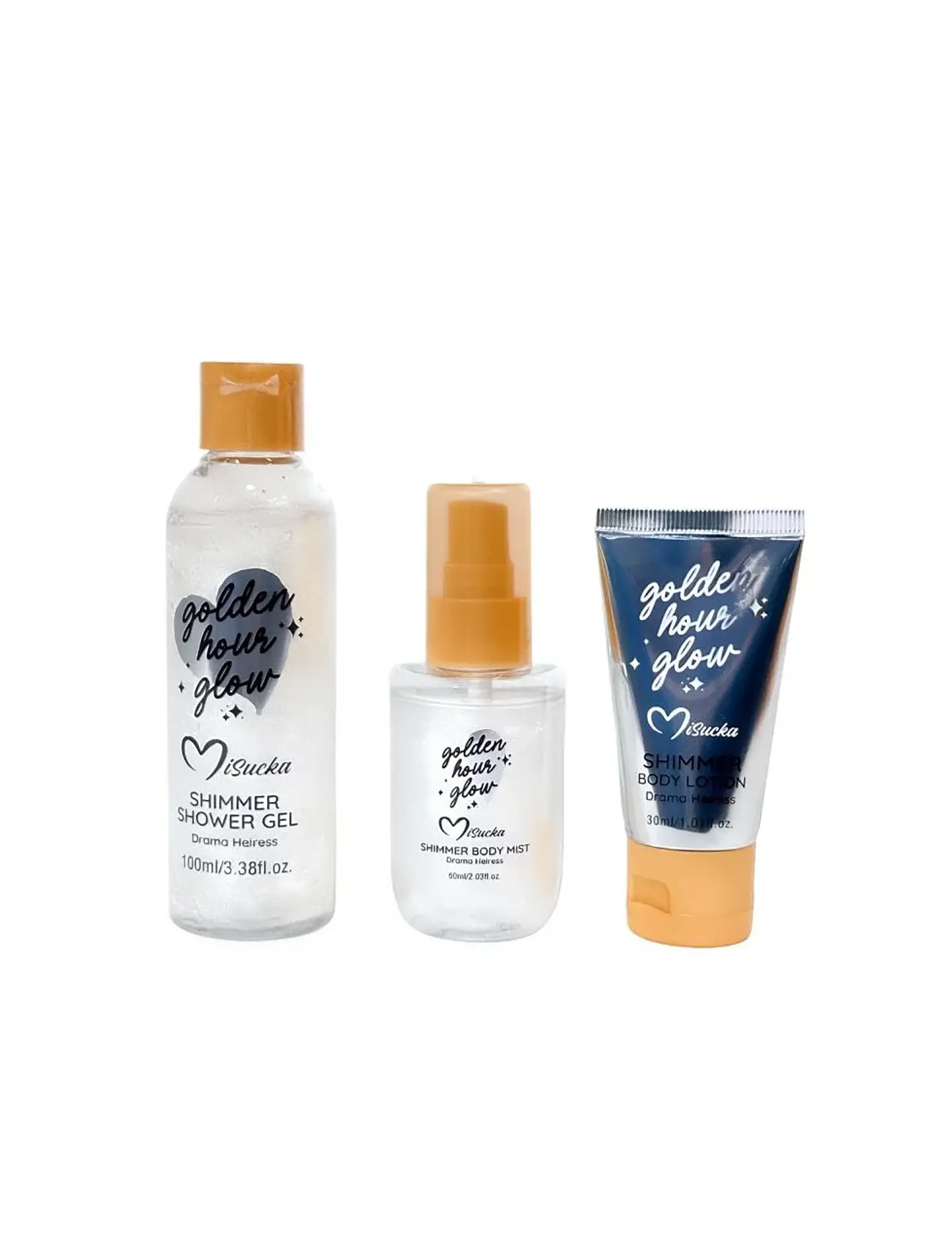 Set Trio Golden Hour Glow Drama Heiress – Misucka 2