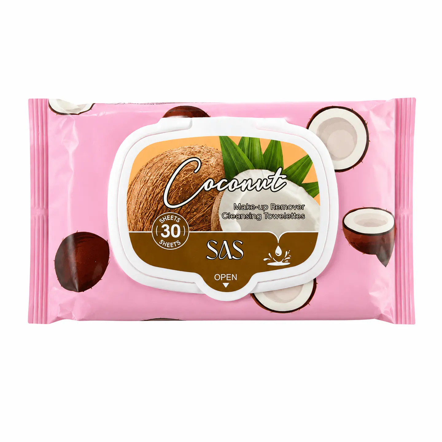 Toallitas Desmaquillantes Coconut – SAS Cosmetics 1