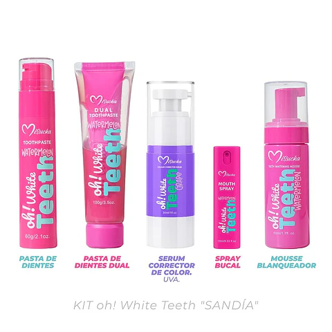 Set Oh! White Teeth Watermelon (Sandia) – Misucka