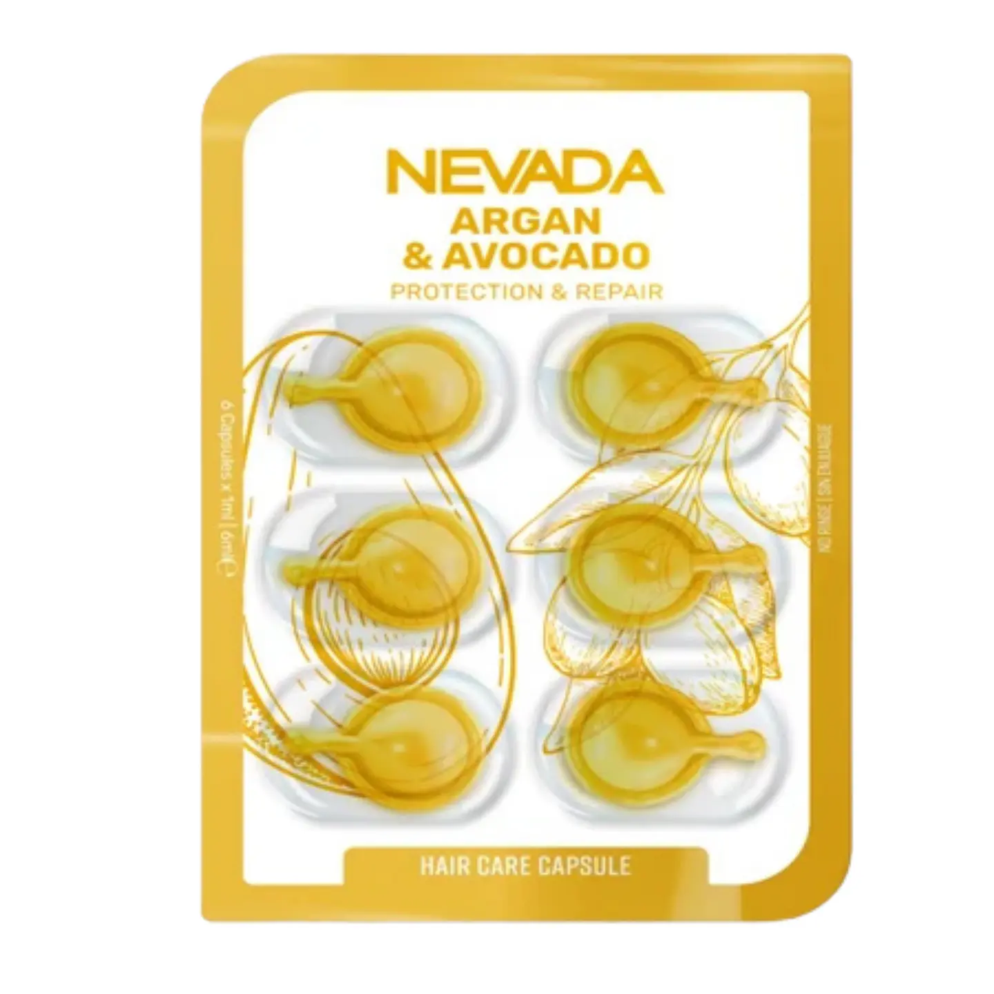 Cápsulas De Aceite Argán y Palta (6 Unidades) - Nevada 1