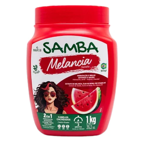 Tratamiento Capilar 2 En 1 Melancia 1kg - Samba Brasil