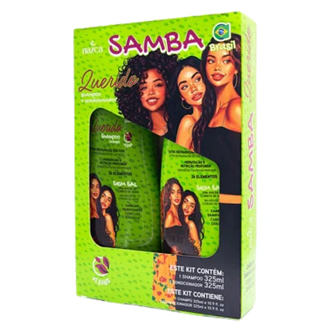 Shampoo 325ml + Acondicionador 325ml Querido - Samba Brasil