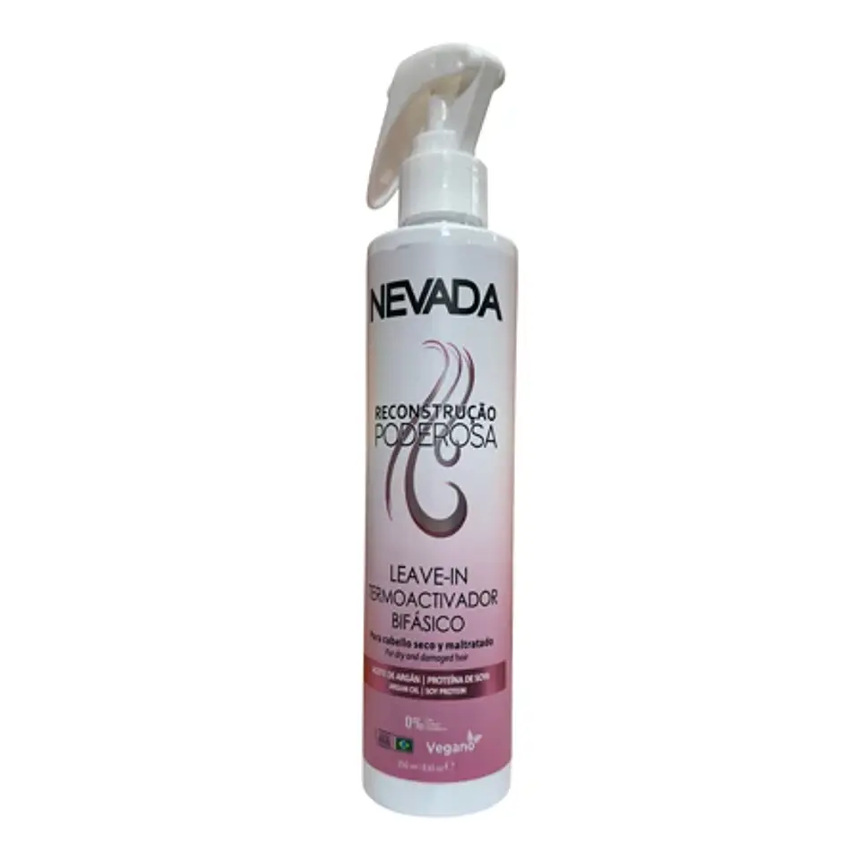 Leave-In Termoactivador Bifasico Reconstrucción Poderosa 250ml - Nevada 1