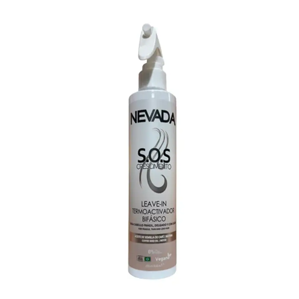 Leave-In Termoactivador Bifásico SOS Crecimiento 250ml - Nevada 1