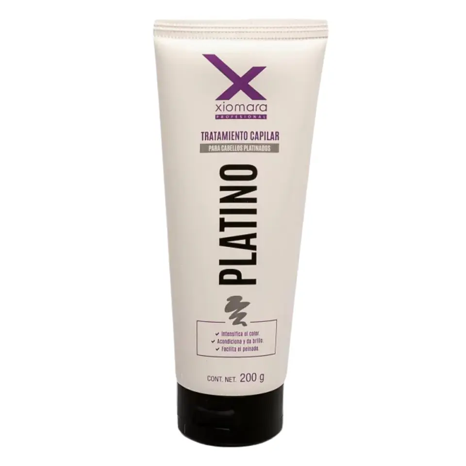 Tratamiento Capilar Para Cabellos Platinados 200gr - Xiomara Profesional 1
