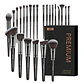Set de 25 Brochas de Maquillaje Negras - Maange - Miniatura 2