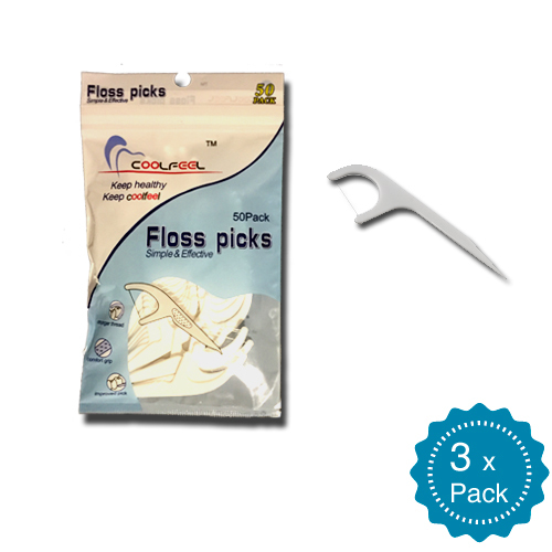 Dental floss Pick x 3