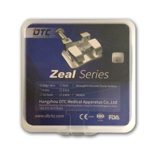 Brackets Zeal Series 345 w/hooks 0,022-20pcs - DTC