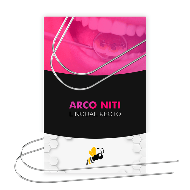 Arco Niti Lingual Recto Cuad-10/Pack