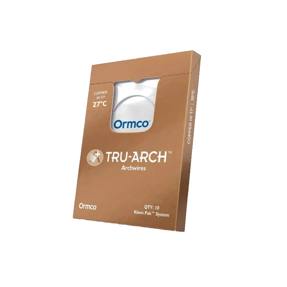 Arco Copper Ni-Ti 27°C Ormco 10/Pack Red