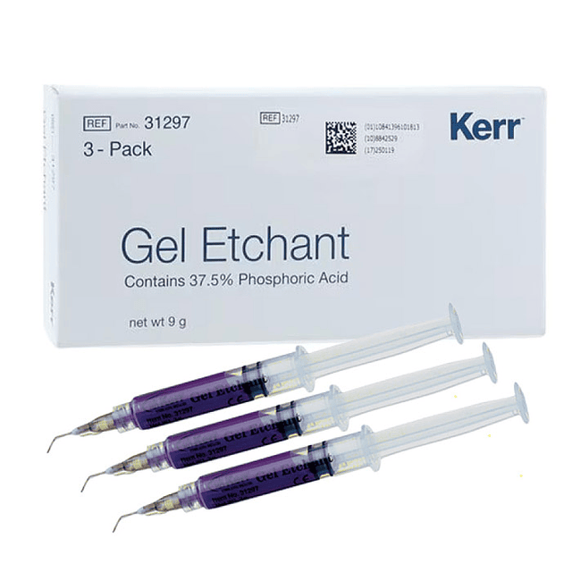 Acido Ortofosforico Gel Etchant 37.5% 3x3gr Kerr