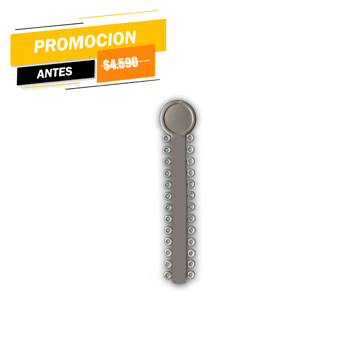 Corbatas De Ligadura De Color Gris Elastomérico Elástico Ortodoncia